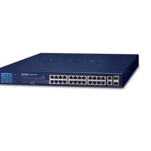 Planet-FGSW-2622VHP-Switch-24-Port-PoE-100M-2-RJ45-GE