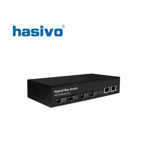 Switch-Fiber-Gigabit-Hasivo-F1200-4FX-2G