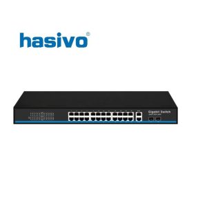 Switch-Fiber-Gigabit-Hasivo-S2800-24G-2TS
