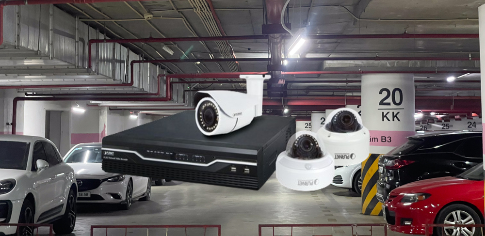 hệ thống Camera quan sát cho bãi đỗ xe dưới hầm
