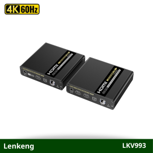 Bộ mở rộng HDMI 4K@60Hz qua cáp quang Lenkeng LKV993